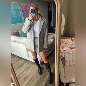 Abercrombie Heavyweight Wool Blend Blazer Coat